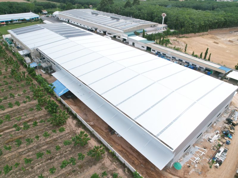 Completed exterior